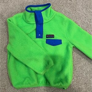 Gap arctic fleece lime green and blue